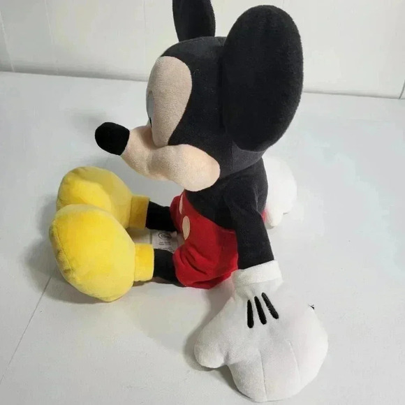 Disney Collection Medium Sized Red Yellow Black Classic Mickey Mouse Plush - Picture 5 of 10